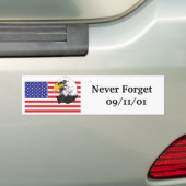 Vergessen Sie niemals den 11.09.01 Autoaufkleber (Auf Auto)