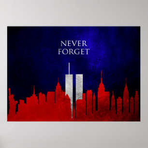 Vergessen Sie niemals den 11. September 2001. Poster