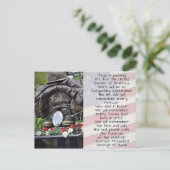 Vergessen Sie niemals den 11. September Postkarte (Stehend Vorderseite)