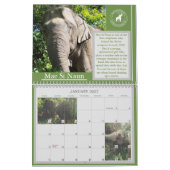 Vergessen Sie niemals den Kalender der Elephant Fo (Jan 2027)