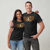 Vergessen Sie niemals den Pluto Retro Style Space T-Shirt (Unisex)