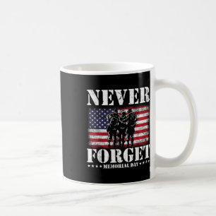 Vergessen Sie niemals den Tag der US-Flagge Kaffeetasse