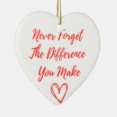 Vergessen Sie niemals den Unterschied, den Sie mac Keramik Ornament (Rechts)