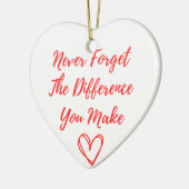 Vergessen Sie niemals den Unterschied, den Sie mac Keramik Ornament (Links)