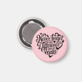 Vergessen Sie niemals den Unterschied, den Sie mac Magnet (Vorderseite/Rückseite)