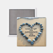 Vergessen Sie niemals den Unterschied, den Sie mac Magnet (Vorderseite/Rückseite)