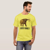 Vergessen Sie niemals den Wooly Mammoth T - Shirt (Vorne ganz)