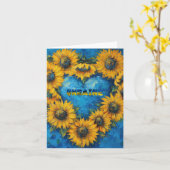 Vergessen Sie niemals die Erinnerungskarte des ukr Karte (Gelbe Blume)