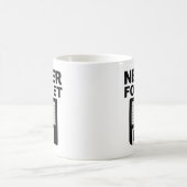 Vergessen Sie niemals die lustige Maus der Diskett Kaffeetasse (Mittel)