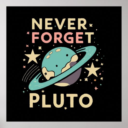 Vergessen Sie niemals die Weltraumwissenschaft Poster (Vorne)