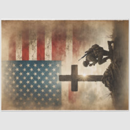 Vergessen Sie niemals durch Decoupage Central Seidenpapier