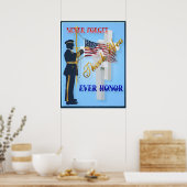 Vergessen Sie niemals Ehrenposter Poster (Küche)