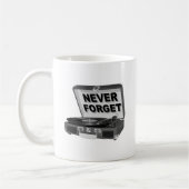 Vergessen Sie niemals Platten Funny Mug Kaffeetasse (Links)