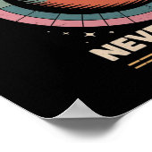 Vergessen Sie Pluto 1930-2006 Funny Retro Space Poster (Ecke)
