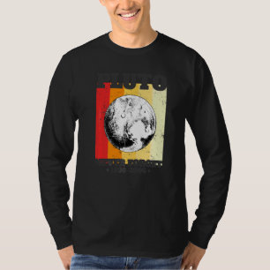 Vergessen Sie Pluto Retro-Stil Weltraumwissenscha T-Shirt