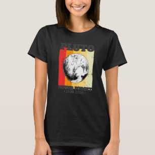 Vergessen Sie Pluto Retro-Stil Weltraumwissenscha T-Shirt