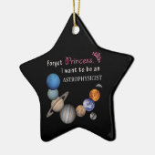 Vergessen Sie Prinzessin - Astrophysiker Keramik Ornament (Links)