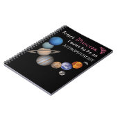 Vergessen Sie Prinzessin - Astrophysiker Notizblock (Linke Seite)