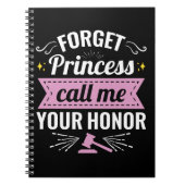 Vergessen Sie Prinzessin nennen Sie mir Ihren zukü Notizblock (Vorderseite)