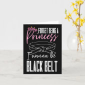 Vergessen Sie, Prinzessin zu sein, werde ich ein s Karte (Gelbe Blume)