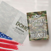 Vergessen Sie Ruhe Funny Militärische Camouflage B Karte