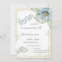 Vergessen Sie's-Me-Not Watercolor Florals UAWG