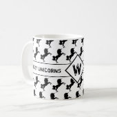 VERGESSEN UNICORNS JESUS IST WIRKLICH Christlich Kaffeetasse (Vorderseite Links)