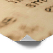 Vergessene Dinge - Verzeihung Poster (Ecke)