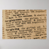 Vergessene Dinge - Verzeihung Poster (Vorne)