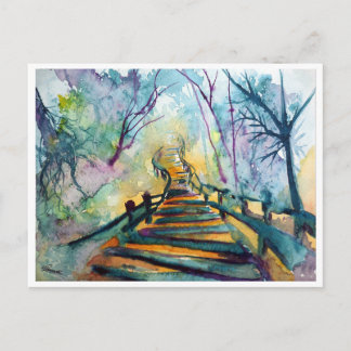 Vergessene Fußgängerpromenade Postkarte