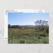 vergessene Scheune Postkarte (Vorne/Hinten)