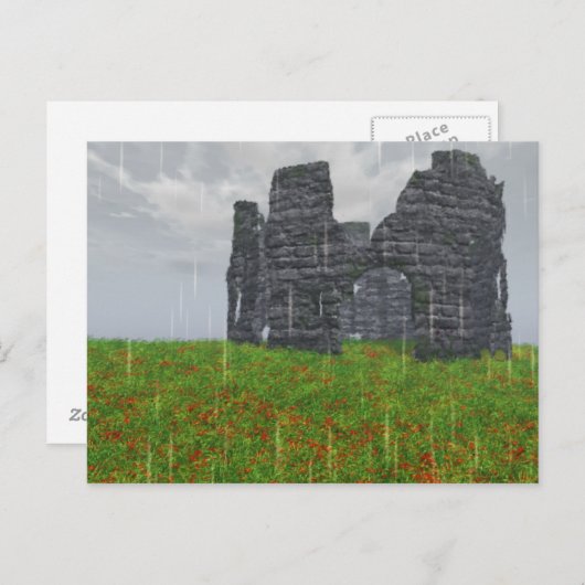 Vergessene Streife Postkarte (Vorne/Hinten)