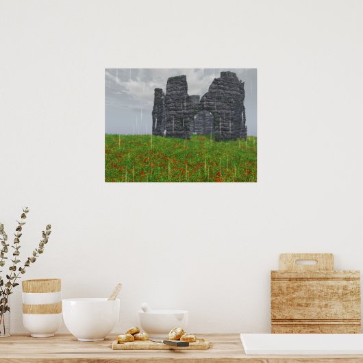 Vergessene Streikwerbung Poster (Küche)