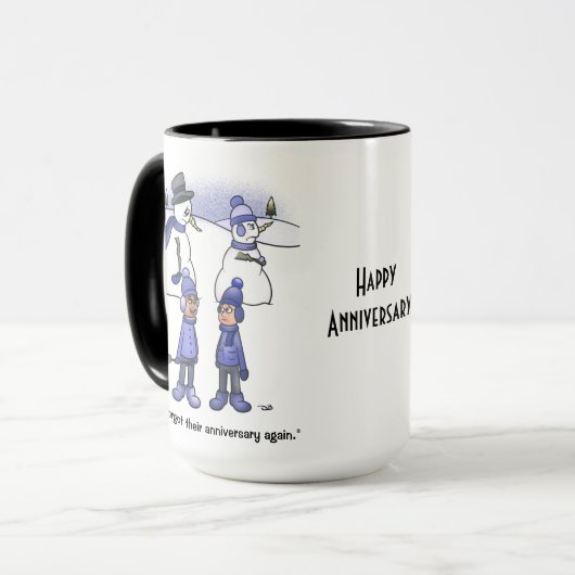Vergessene Tasse zum Jahrestag (Vorderseite Links)