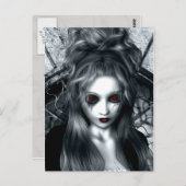 Vergessene Tempest Gothic Postcard Postkarte (Vorne/Hinten)
