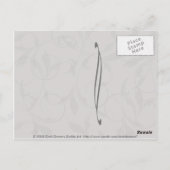 Vergessene Tempest Gothic Postcard Postkarte (Rückseite)