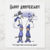 Vergessene Weinetiketten zum Jubiläum Weinetikett (Einzelnes Label)