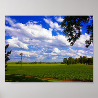 Vergessene Windmühle Poster
