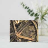 Vergessener Kranich Postkarte (Stehend Vorderseite)