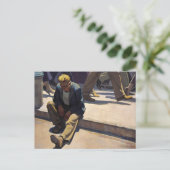 Vergessener Mann, 1934 von Maynard Dixon Postkarte (Stehend Vorderseite)