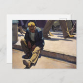 Vergessener Mann, 1934 von Maynard Dixon Postkarte (Vorne/Hinten)