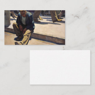 Vergessener Mann, 1934 von Maynard Dixon Visitenkarte