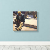 Vergessener Mann von Maynard Dixon Leinwanddruck (Insitu (Holzboden))