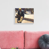 Vergessener Mann von Maynard Dixon Leinwanddruck (Insitu (Wohnzimmer))