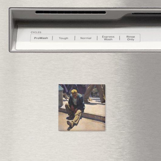 Vergessener Mann von Maynard Dixon Magnet (In Situ (Geschirrspüler))