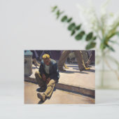 Vergessener Mann von Maynard Dixon Postkarte (Stehend Vorderseite)