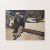Vergessener Mann von Maynard Dixon Puzzle (Horizontal)