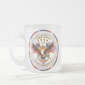 Vergessenes Doppellogo Amerikas nicht Mattglastasse (Links)