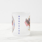 Vergessenes Doppellogo Amerikas nicht Mattglastasse (Mittel)