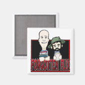 Vergessenes Flix Square Magnet (Vorderseite/Rückseite)